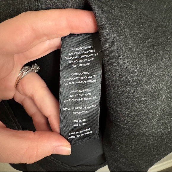 Alice + Olivia Viscose Charcoal Fit & Flare Sleeveless Dress - Picture 3 of 7